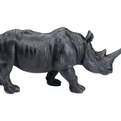 KARE Design Deko & Geschenkartikel-Deko Figur Walking Rhino Schwarz