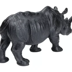 KARE Design Deko & Geschenkartikel-Deko Figur Walking Rhino Schwarz