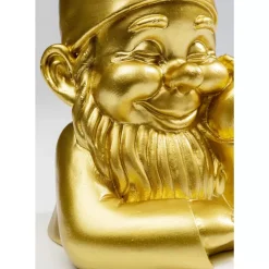 KARE Design Deko & Geschenkartikel-Deko Figur Zwerg Gold 21Cm