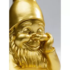 KARE Design Deko & Geschenkartikel-Deko Figur Zwerg Gold 21Cm