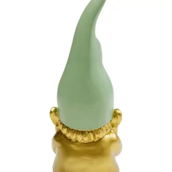 KARE Design Deko & Geschenkartikel-Deko Figur Zwerg Gold Grun 21Cm
