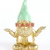 KARE Design Deko & Geschenkartikel-Deko Figur Zwerg Meditation Gold Grun 19Cm