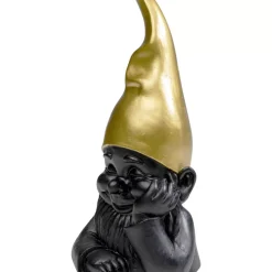 KARE Design Deko & Geschenkartikel-Deko Figur Zwerg Schwarz 21Cm