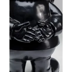 KARE Design Deko & Geschenkartikel-Deko Figur Zwerg Standing Schwarz Gold 61Cm