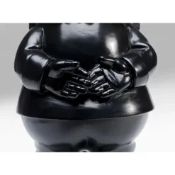 KARE Design Deko & Geschenkartikel-Deko Figur Zwerg Standing Schwarz Gold 30Cm