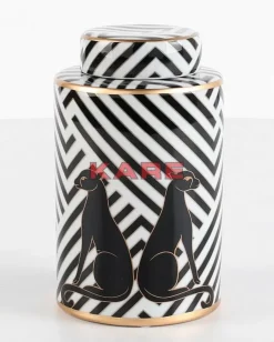 KARE Design Deko & Geschenkartikel-Deko Gefas Panther 25Cm