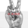 KARE Design Deko & Geschenkartikel-Deko Hand Victory Grau