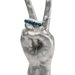 KARE Design Deko & Geschenkartikel-Deko Hand Victory Grau