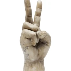 KARE Design Deko & Geschenkartikel-Deko Hand Victory Tattoo Eye 36Cm