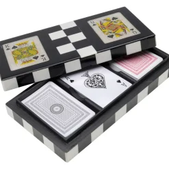 KARE Design Deko & Geschenkartikel-Deko Karten Box Gamble (4/Tlg.)