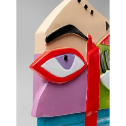 KARE Design Deko & Geschenkartikel-Deko Objekt Abstract Face Multicolour 52Cm