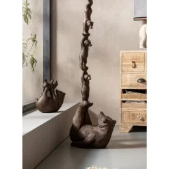 KARE Design Deko & Geschenkartikel-Deko Objekt Artistic Bears Balance 121Cm