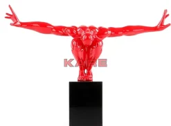 KARE Design Deko & Geschenkartikel-Deko Objekt Athlet Rot