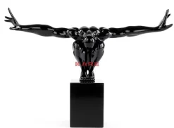 KARE Design Deko & Geschenkartikel-Deko Objekt Athlet Schwarz