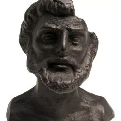 KARE Design Deko & Geschenkartikel-Deko Objekt Bearded Man Anthrazit 11Cm