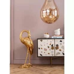 KARE Design Deko & Geschenkartikel-Deko Objekt Crane Gold