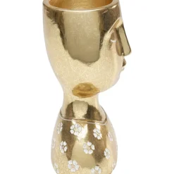 KARE Design Deko & Geschenkartikel-Deko Objekt Daisy Head Gold 19Cm