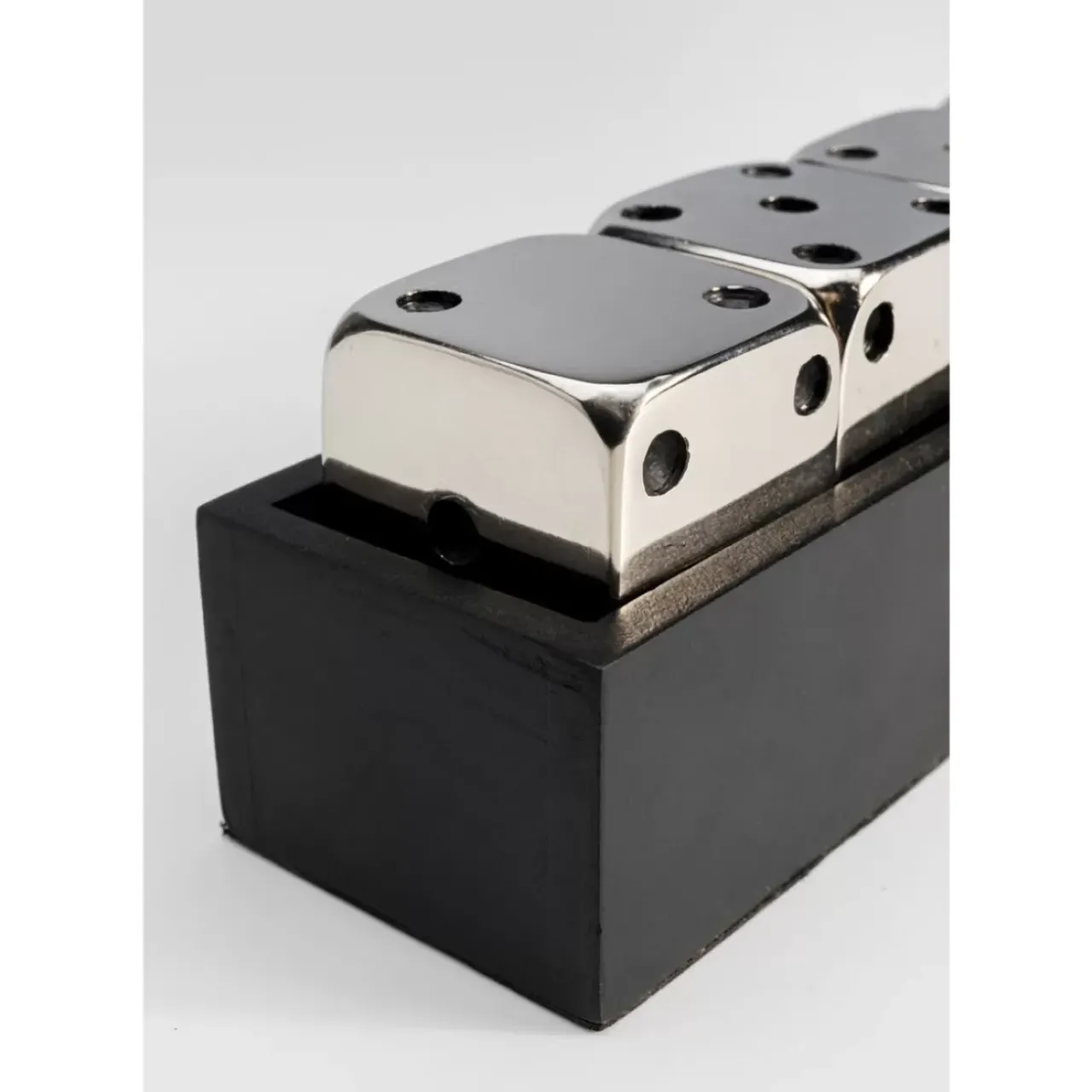 KARE Design Sonstiges & Zubehör Accessoires-Deko Objekt Dices Silber 20X6Cm