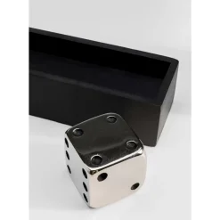 KARE Design Sonstiges & Zubehör Accessoires-Deko Objekt Dices Silber 20X6Cm