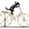 KARE Design Deko & Geschenkartikel-Deko Objekt Dog With Bicycle