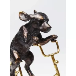 KARE Design Deko & Geschenkartikel-Deko Objekt Dog With Bicycle