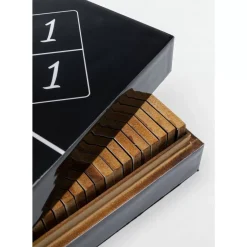 KARE Design Sonstiges & Zubehör Accessoires-Deko Objekt Domino Schwarz 24X7Cm