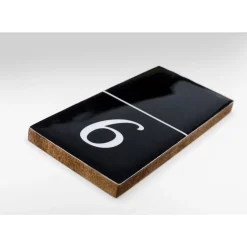 KARE Design Sonstiges & Zubehör Accessoires-Deko Objekt Domino Schwarz 24X7Cm