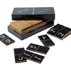 KARE Design Sonstiges & Zubehör Accessoires-Deko Objekt Domino Schwarz 24X7Cm