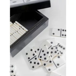 KARE Design Sonstiges & Zubehör Accessoires-Deko Objekt Domino Schwarz/Weis 14X5Cm