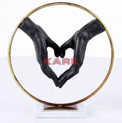 KARE Design Deko & Geschenkartikel-Deko Objekt Elements Heart Hand 33,5Cm