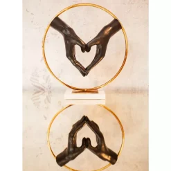 KARE Design Deko & Geschenkartikel-Deko Objekt Elements Heart Hand 33,5Cm