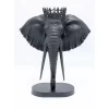 KARE Design Deko & Geschenkartikel-Deko Objekt Elephant Royal Schwarz 57Cm