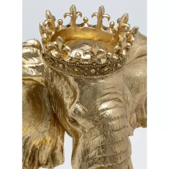 KARE Design Deko & Geschenkartikel-Deko Objekt Elephant Royal Gold 57Cm