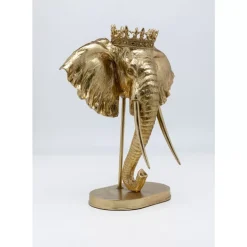 KARE Design Deko & Geschenkartikel-Deko Objekt Elephant Royal Gold 57Cm