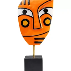 KARE Design Deko & Geschenkartikel-Deko Objekt Face Orange 50Cm