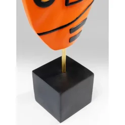 KARE Design Deko & Geschenkartikel-Deko Objekt Face Orange 50Cm