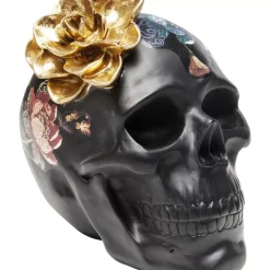 KARE Design Deko & Geschenkartikel-Deko Objekt Flower Skull 22Cm