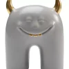 KARE Design Deko & Geschenkartikel-Deko Objekt Funny Teeth Grau 15Cm