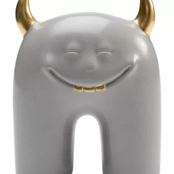 KARE Design Deko & Geschenkartikel-Deko Objekt Funny Teeth Grau 15Cm