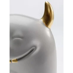 KARE Design Deko & Geschenkartikel-Deko Objekt Funny Teeth Grau 15Cm