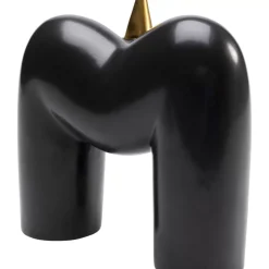 KARE Design Deko & Geschenkartikel-Deko Objekt Funny Teeth Schwarz 15Cm