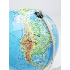 KARE Design Deko & Geschenkartikel-Deko Objekt Globe Top Natural 47Cm