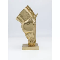 KARE Design Deko & Geschenkartikel-Deko Objekt Horse Face Gold 57Cm
