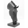 KARE Design Deko & Geschenkartikel-Deko Objekt Horse Face Schwarz 72Cm