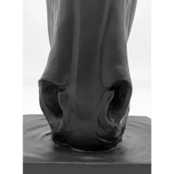 KARE Design Deko & Geschenkartikel-Deko Objekt Horse Face Schwarz 72Cm