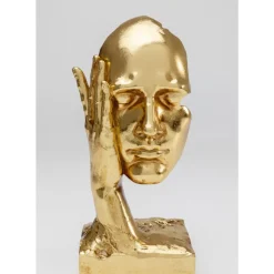 KARE Design Deko & Geschenkartikel-Deko Objekt In My Mind Gold 30Cm