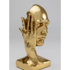 KARE Design Deko & Geschenkartikel-Deko Objekt In My Mind Gold 30Cm