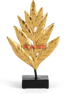 KARE Design Deko & Geschenkartikel-Deko Objekt Leaves Gold 15Cm