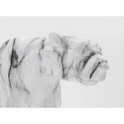 KARE Design Deko & Geschenkartikel-Deko Objekt Leopard Marble 95Cm