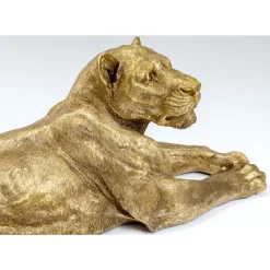 KARE Design Deko & Geschenkartikel-Deko Objekt Lion Gold 113Cm